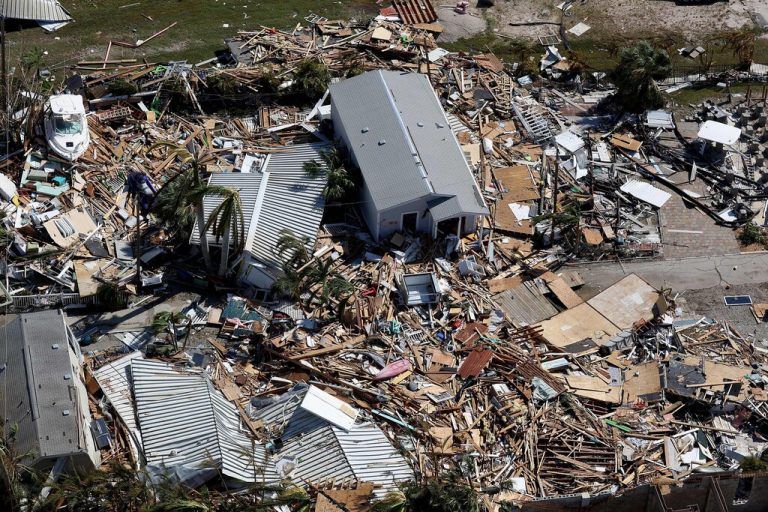 „Ian“ hat in Florida enorme Schäden angerichtet. AFP