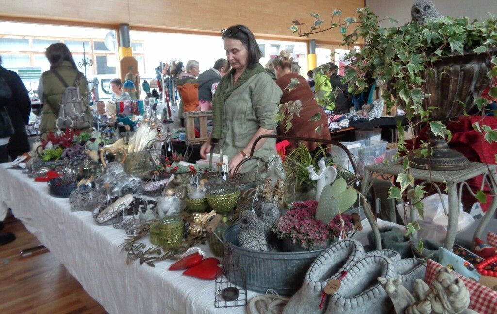 Herbst-Märktle inmitten eines Großbauprojekts