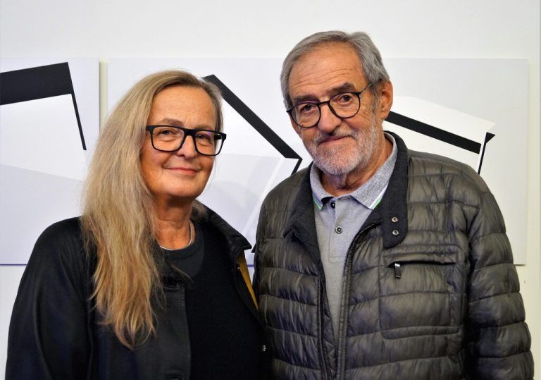 Künstlerin Ilse Aberer und Hans Aberer gefiel die Werkschau.