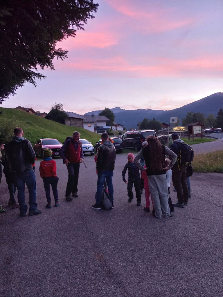 Nachtwanderung mit Ernst Fröschle.FAmilienverband