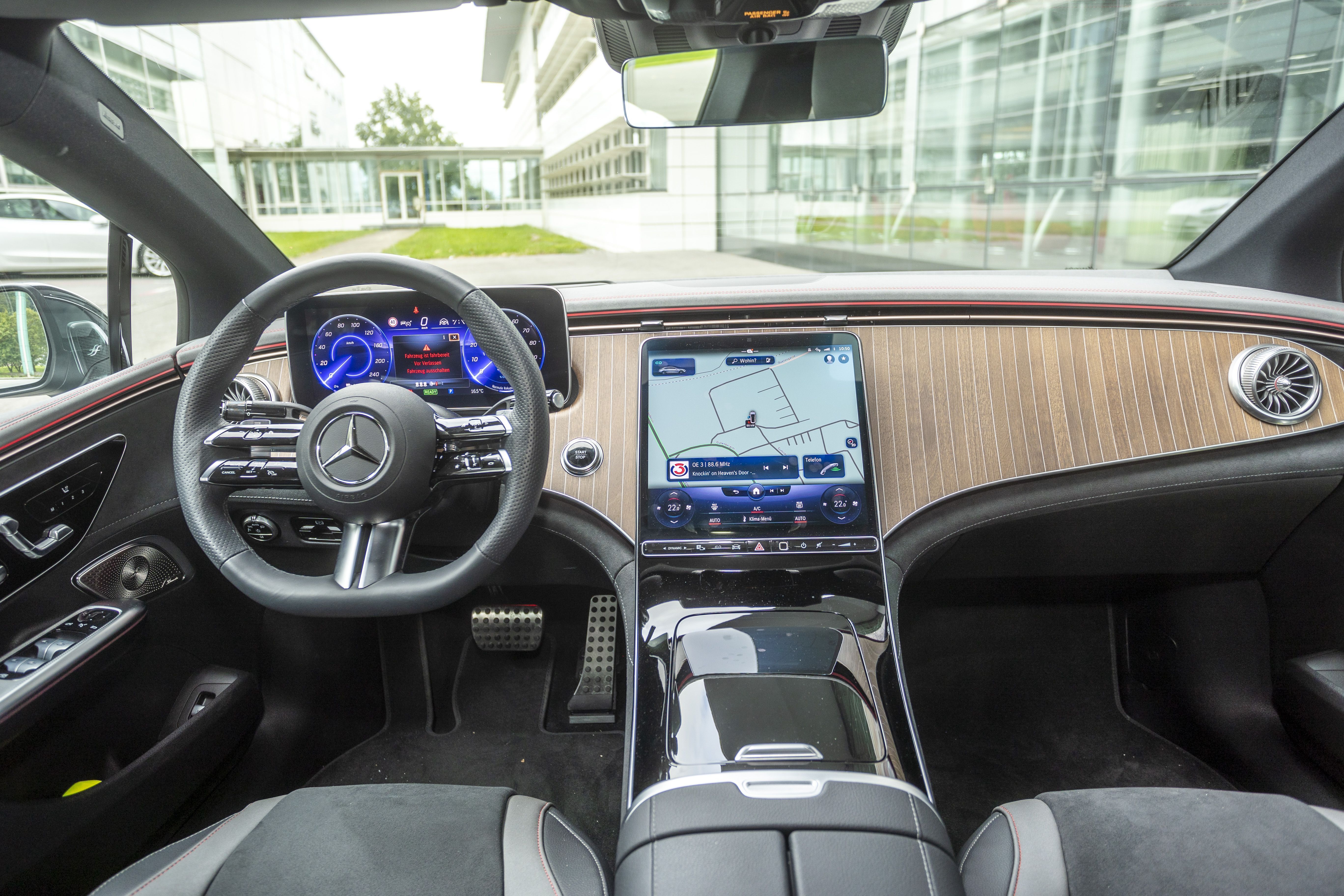 Gewohnte Mercedes-Qualität im Innenraum.