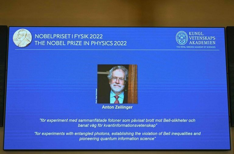 Pyhsik-Nobelpreis für Anton Zeilinger.