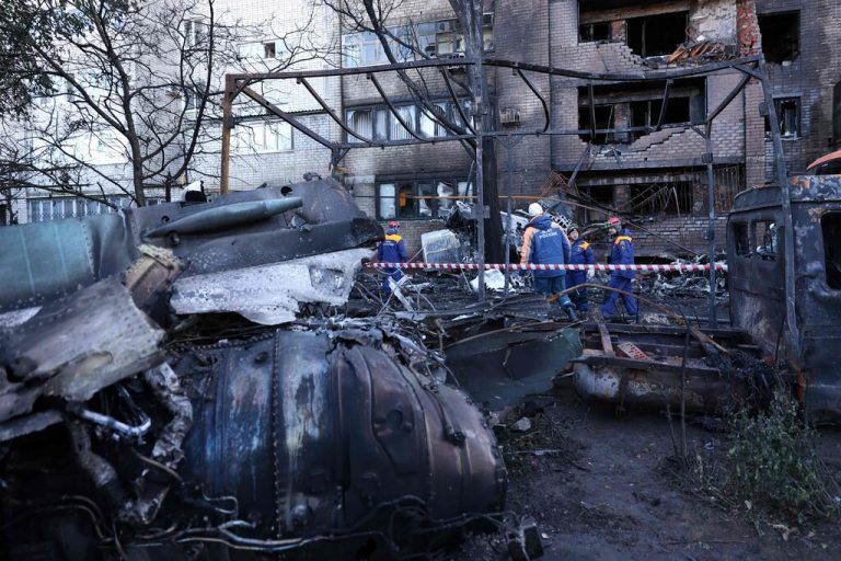 Russland setzt die Luftangriffe in der Ukraine fort.AFP