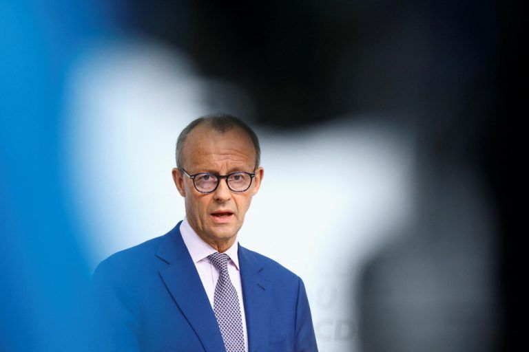 Trotz der CDU-Niederlage bei der Niedersachsen-Wahl zog Parteichef Friedrich Merz in Berlin eine positive Bilanz des Wahljahrs. Reuters