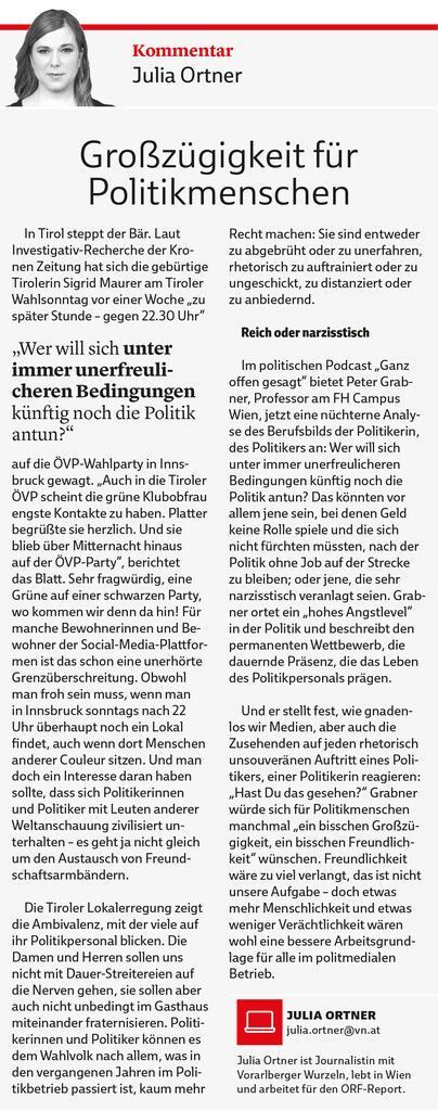Politik nicht immer nur schlechtreden