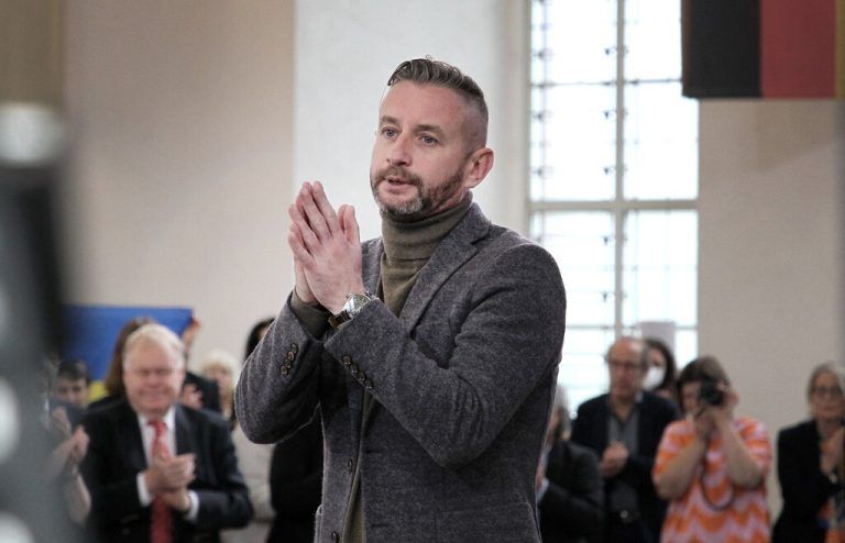 Zhadan erhielt am Sonntag den Friedenspreis des Deutschen Buchhandels.AFP
