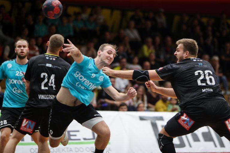 Domen Tajnik ist Dreh- und Angelpunkt im Spiel von Velenje. Daneben war es Goalie Matevz Skok, der im Hinspiel dafür verantwortlich war, dass die Slowenen das Spiel drehten. <span class="copyright">RK Velenje</span>