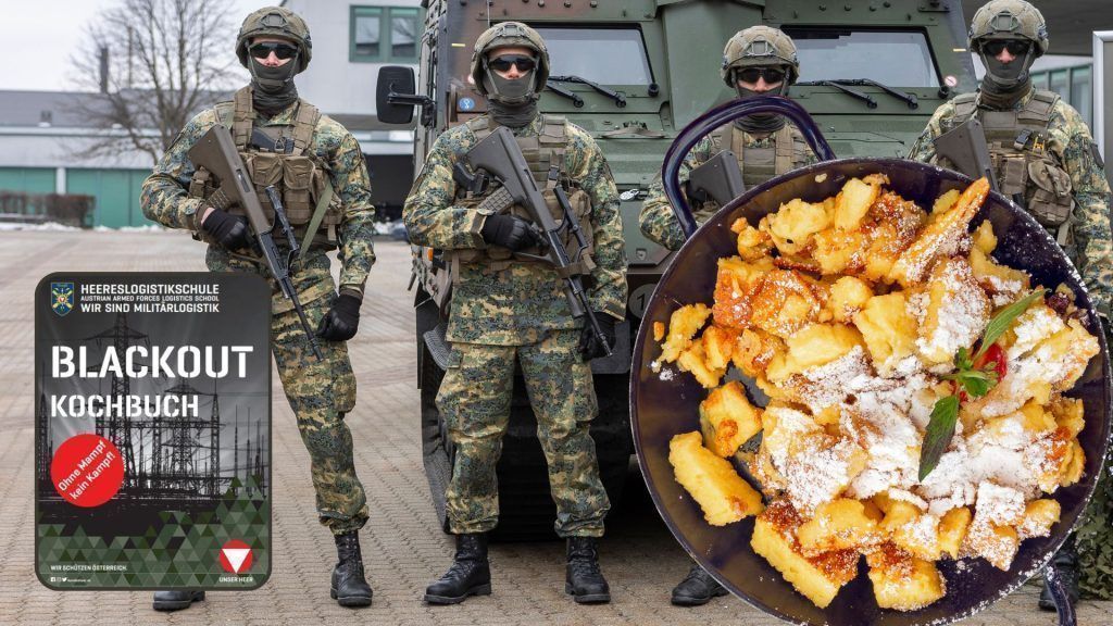 &#8220;Ohne Mampf kein Kampf&#8221;: Bundesheer veröffentlicht Blackout-Kochbuch