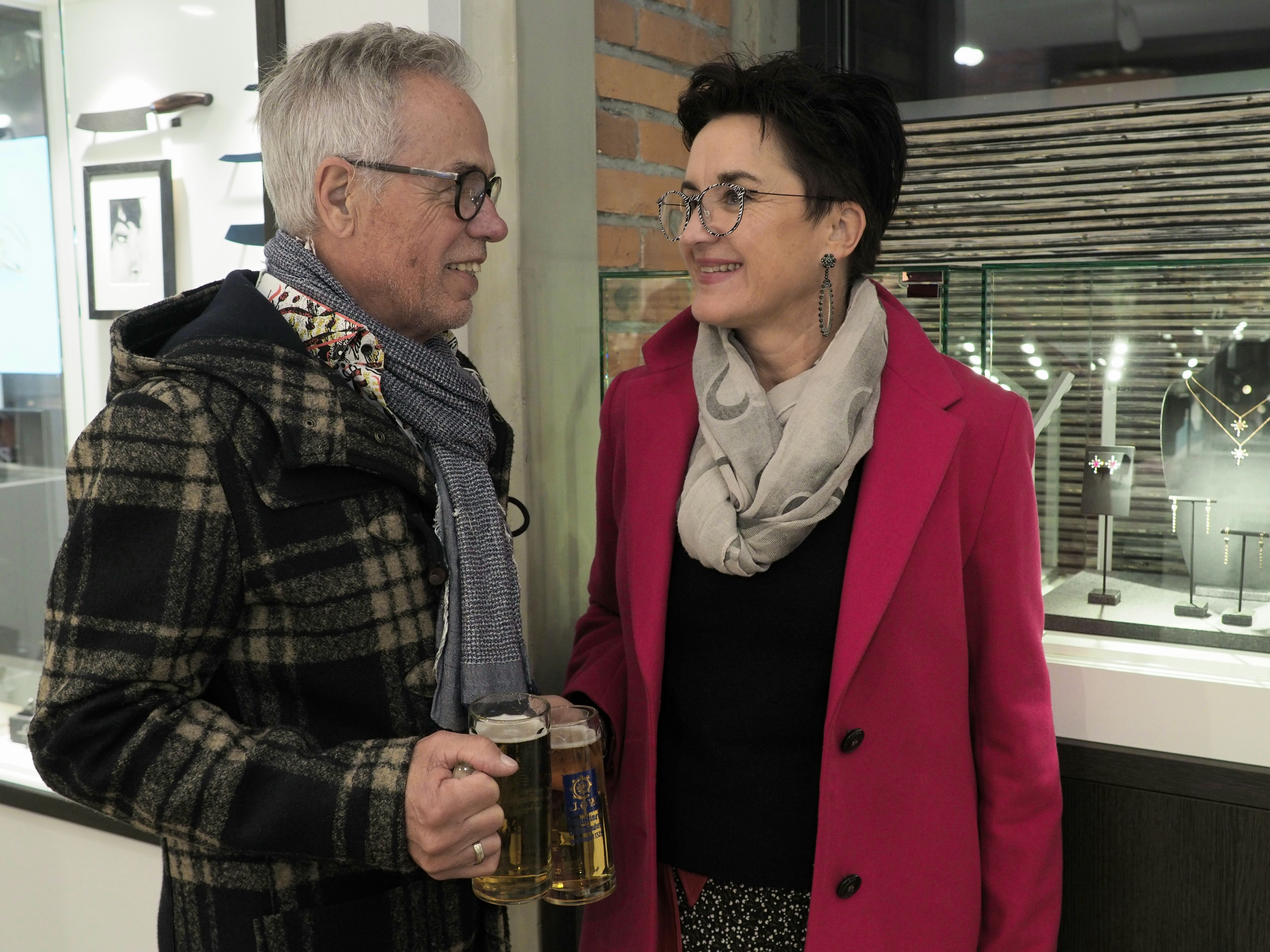 Friedrich und Michaela Fritzenwanger unterhielten sich bestens.