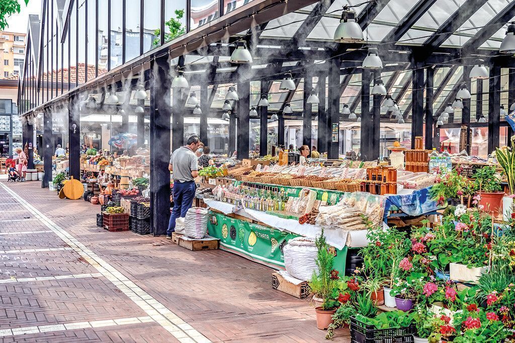 Markthalle statt altem Bazar