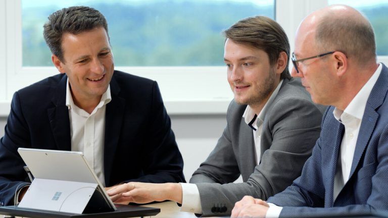 Das Management-Team von XeelTech: Josef Brandmayr, Philipp Sachs und Stefan Battlogg. XeelTech