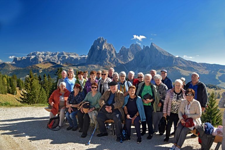 Die Bludenzer Naturfreunde auf ihren Ausflug in Südtirol.naturfreunde bludenz