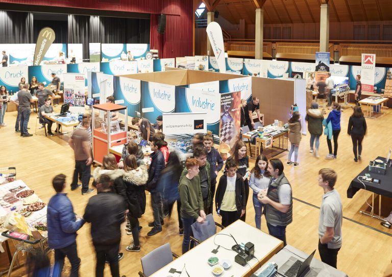 Die „Chancen.Lust“-Lehrstellenmesse bietet einen Informationsrahmen für Schüler, Lehrer und Eltern.Gde