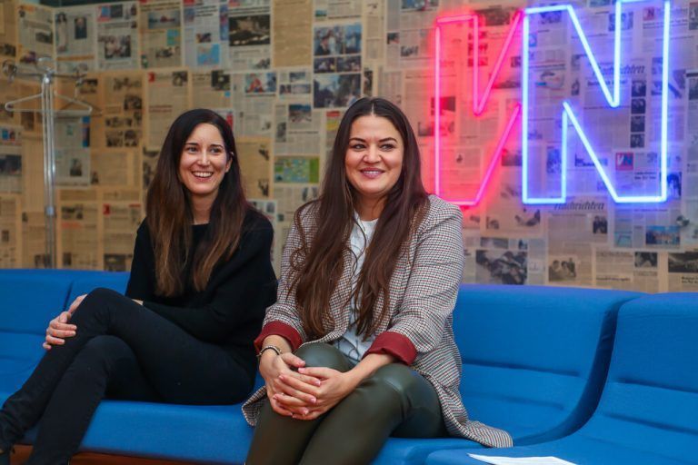 Die Vorsitzenden Anna Hilti (Junge Industrie) und Verena Eugster (Junge Wirtschaft). Für sie geht es beim Mentoring-Programm nicht um die jeweilige Organisation, sondern um die Sache. VN/Steurer