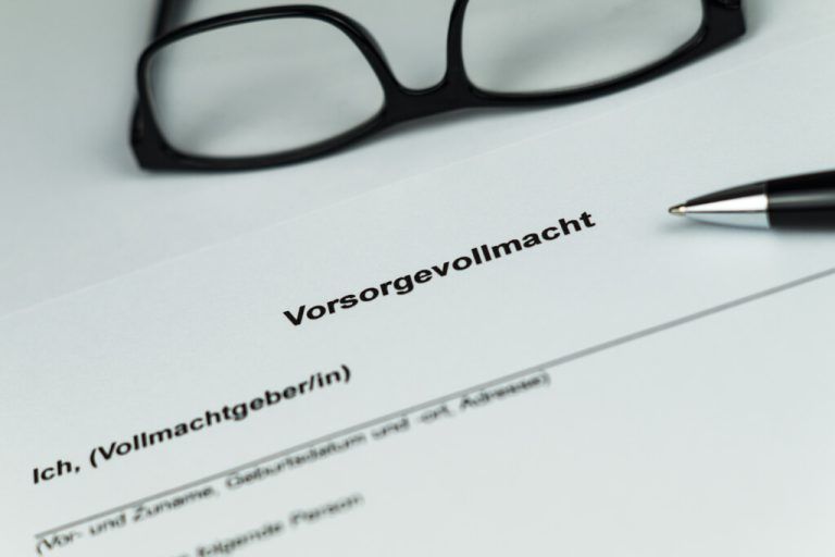 Die Vorsorgevollmacht kann jederzeit widerrufen werden.
