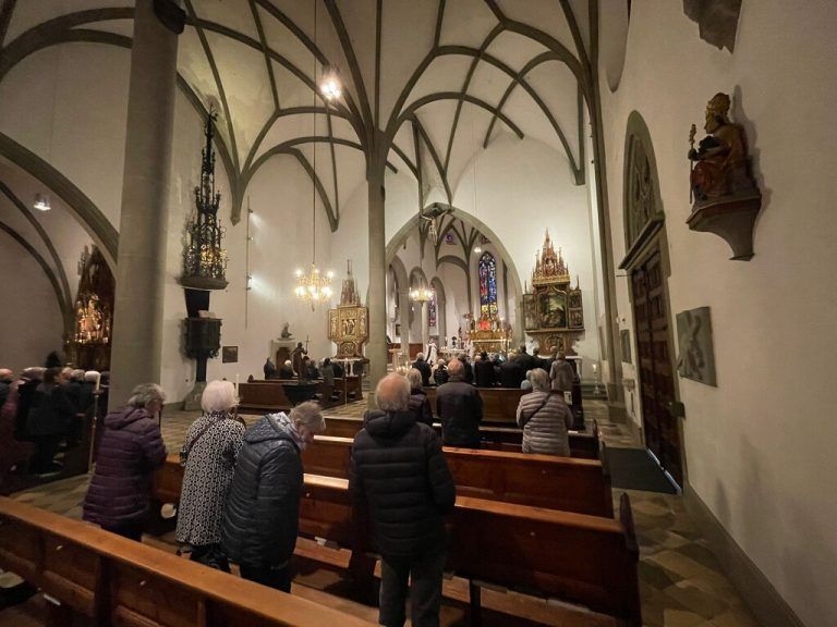 Gedenkmesse im Dom Feldkirch für alle verstorbenen Seniorenbund-Mitglieder. SB R