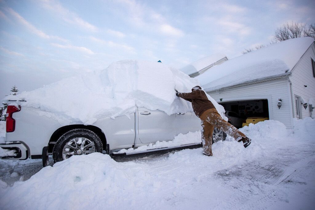 Rekordverdächtiger Schneesturm sorgte in den USA für Chaos