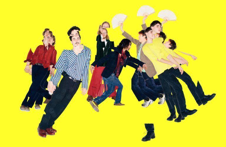 Mit ihrer besonderen Mischung aus Indie-Pop, Folk, Gypsy Swing und Bossa Nova ist das charmante Sextett Buntspecht längst kein Geheimtipp mehr. Foto Alex-Gotter/Collage Florentin Scheicher