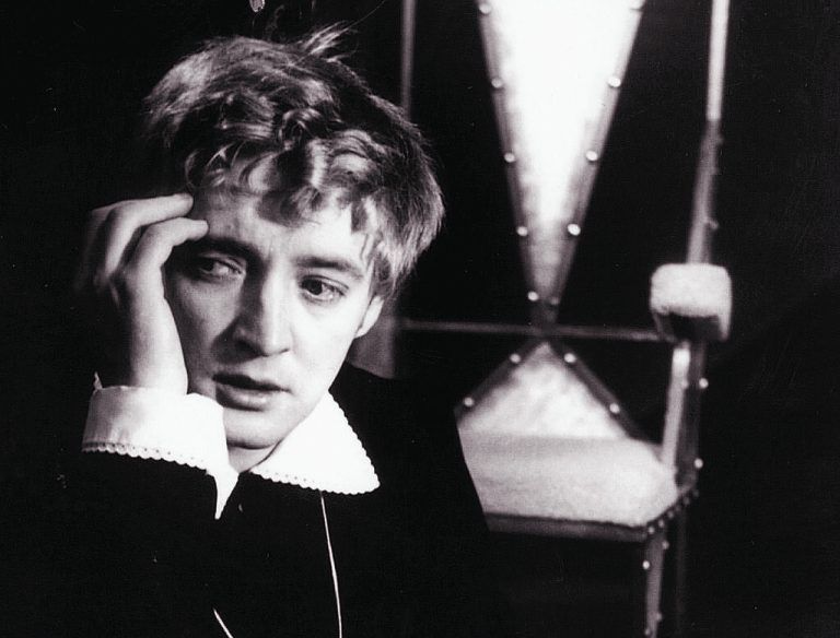 Oskar Werner als „Hamlet“. Oesterr. Theatermuseum/Rosemarie Clausen