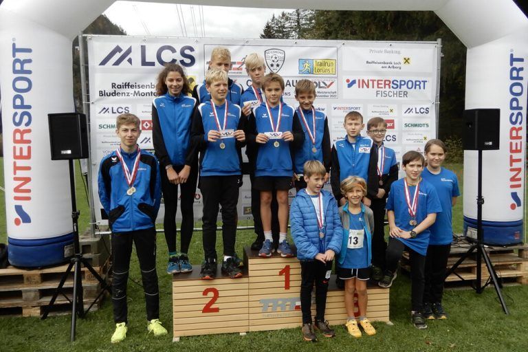 Starkes Crosslauf-Team der TS Lauterach.TS Lauterach