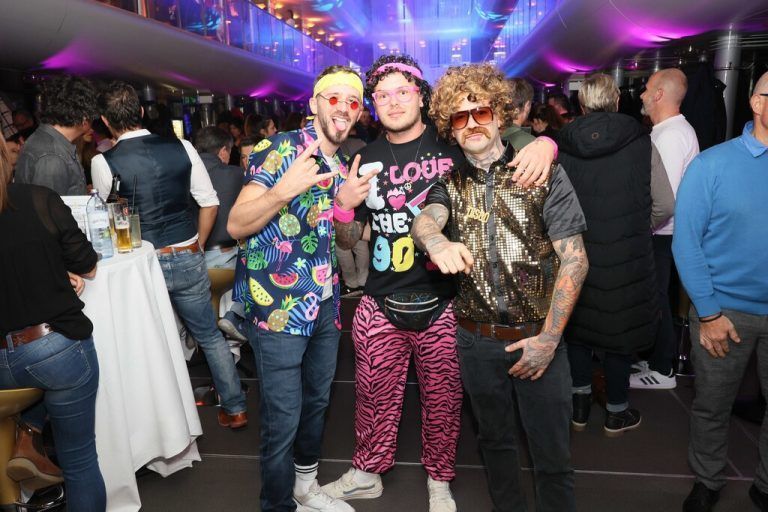 Stilgerecht: Michael Hartl, Lucas Haid und Lukas Perci.