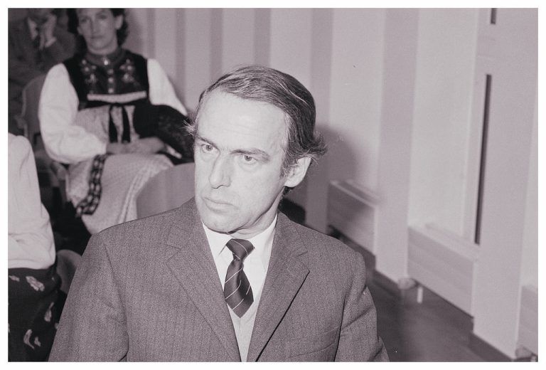 Walter Strolz anläßlich der Verleihung des Kulturpreises im Jahr 1983. Volare