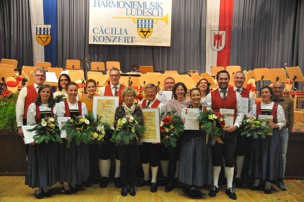 Harmoniemusik Ludesch: Welche Musiker ausgezeichnet wurden