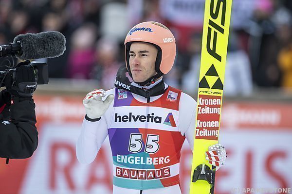 ÖSV-Tournee-Team mit Kraft, Fettner, Hörl und Hayböck