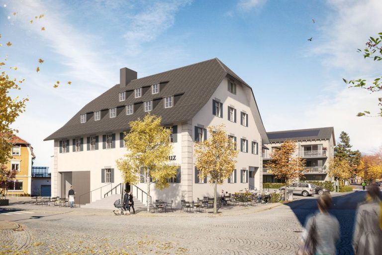 So sollte das Gasthaus Kreuz fertig aussehen. <span class="copyright">DOmig Immobilien</span>