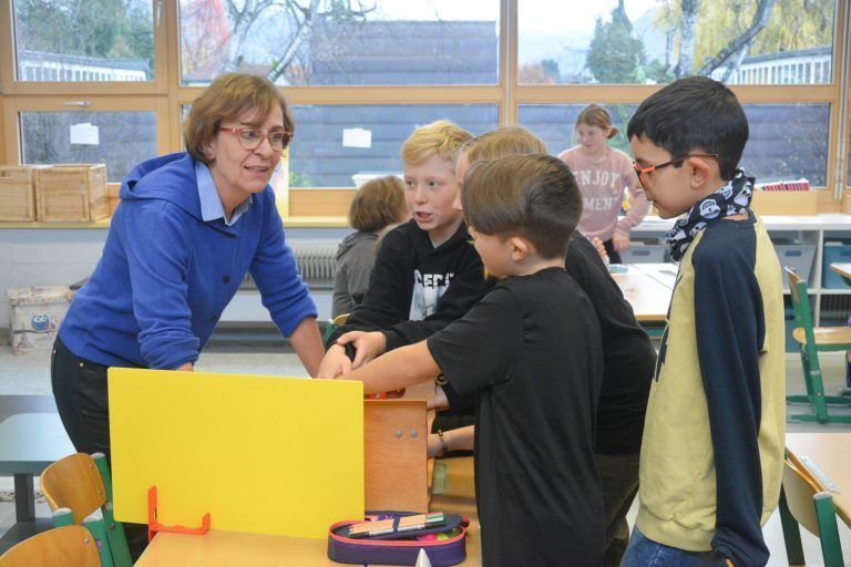 Die Kinder lernten im Unterricht viel über Energieerzeugung.