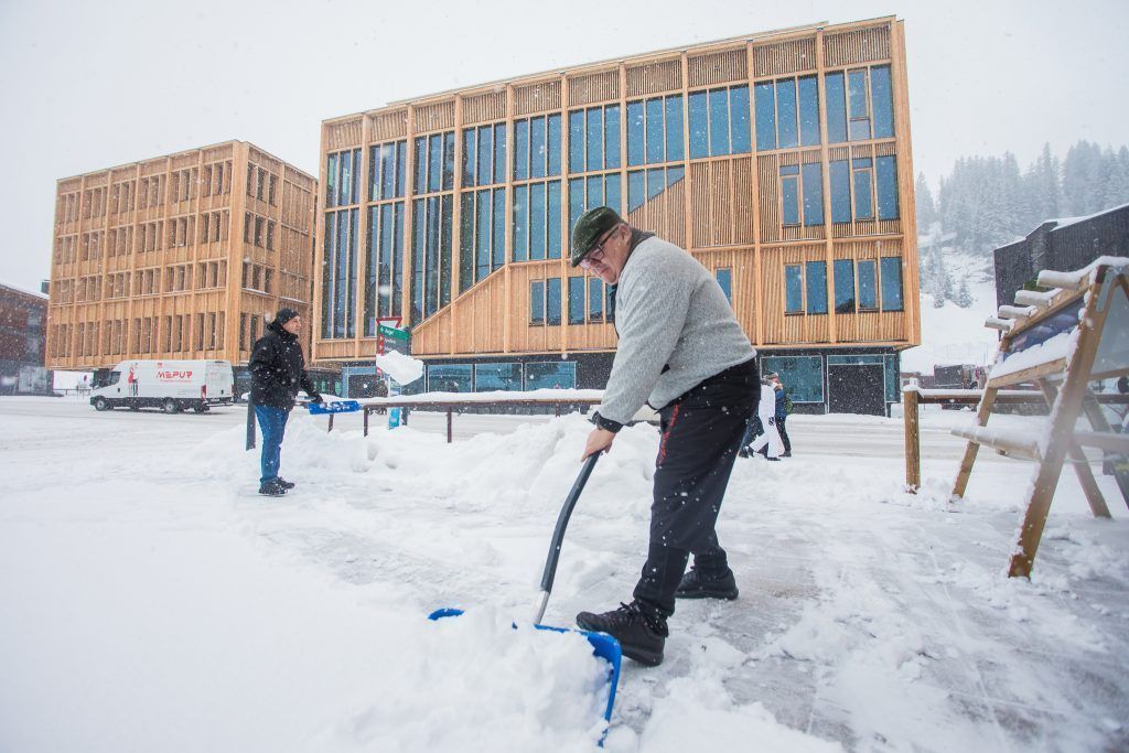 Der Lecher Zentrumsbau geht in die Winterpause