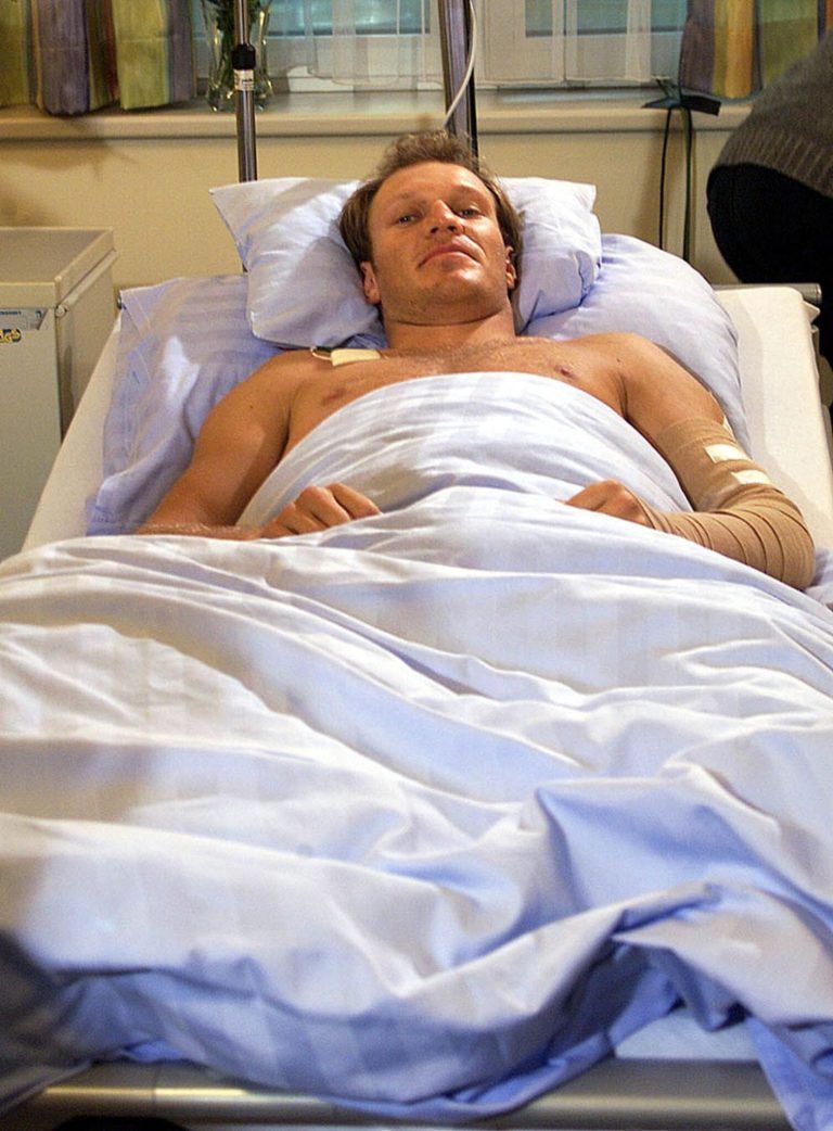 Ein erstes Interview nach seinem Motorradunfall 2001. <span class="copyright">apa</span>