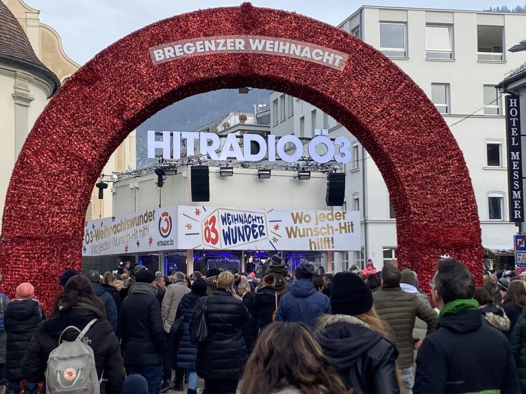 Weihnachtsmarkt und Ö3 Weihnachtswunder Bregenz