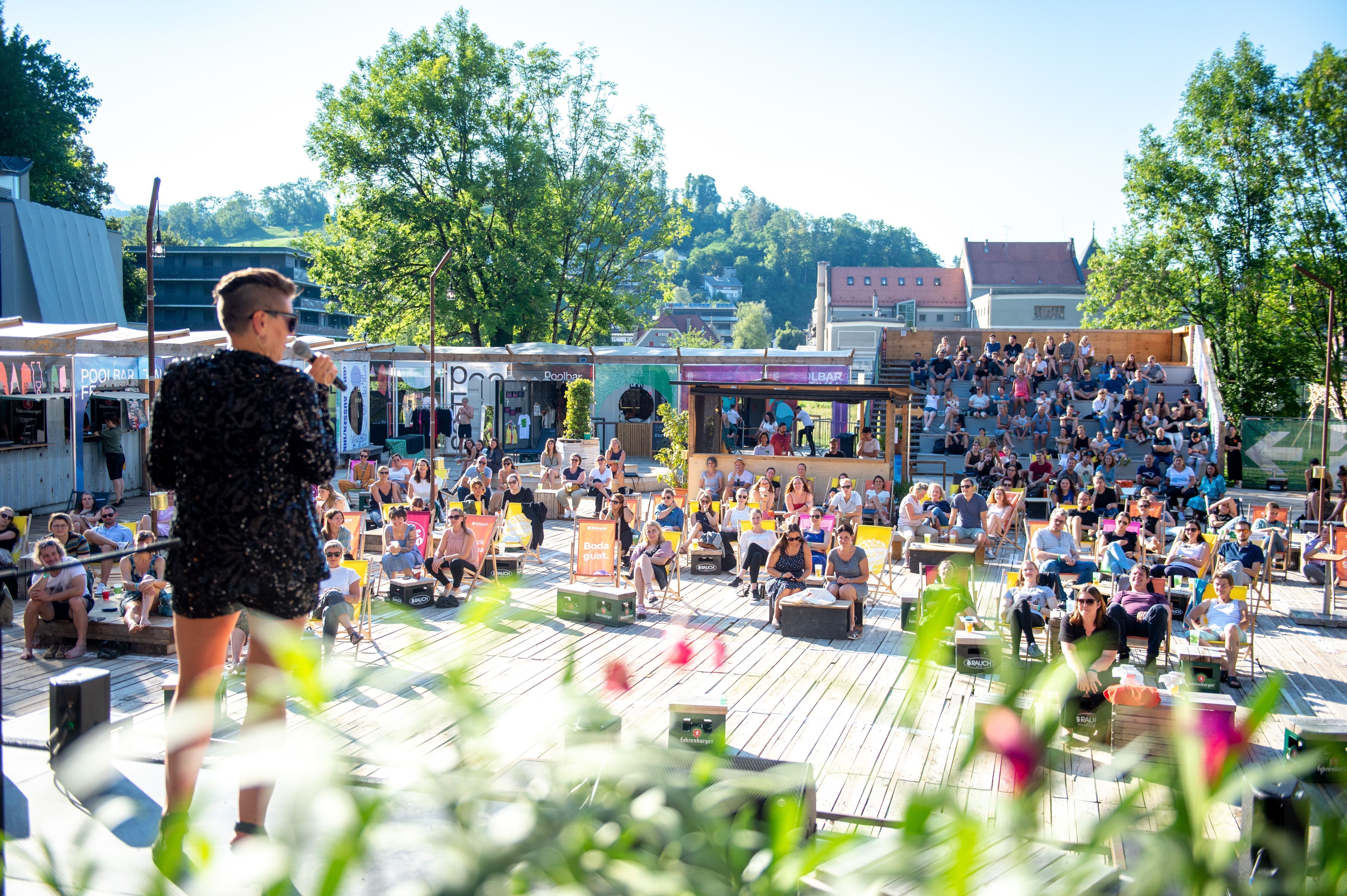 Beim Generator sollen auch Festival-Sitzmöbel für die Reichenfeldwiese entstehen, die in weiterer Folge für den öffentlichen Raum genutzt werden können. VN/B. Rhomberg