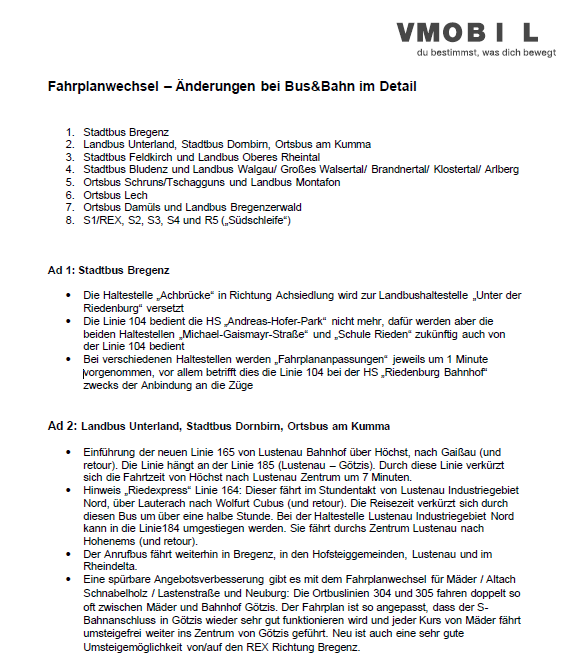 Das sind die neuen 3-stelligen Busnummern ...