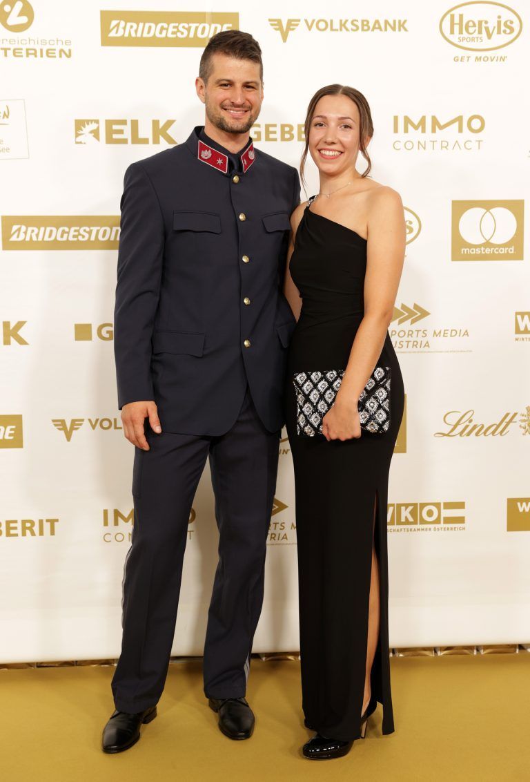 Anfang Oktober war Johannes Strolz mit Freundin Sabrina bei der österreichischen Sportgala in Wien, wo er als Aufsteiger des Jahres ausgezeichnet wurde. <span class="copyright">gepa</span>