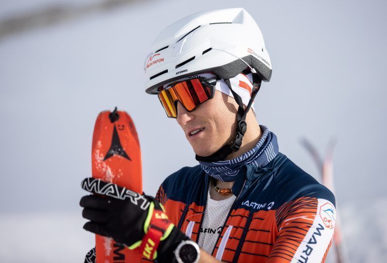 <p class="caption">Daniel Ganahl zieht seine Felle auf die Ski.<span class="media-container dcx_media_rtab" data-dcx_media_config="{}" data-dcx_media_type="rtab"> </span><span class="marker">Gepa</span></p>