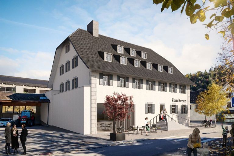 Ursprünglich hätte das neue Kreuz 2024 fertiggestellt sein sollen.<span class="copyright">Domig Immobilien</span>