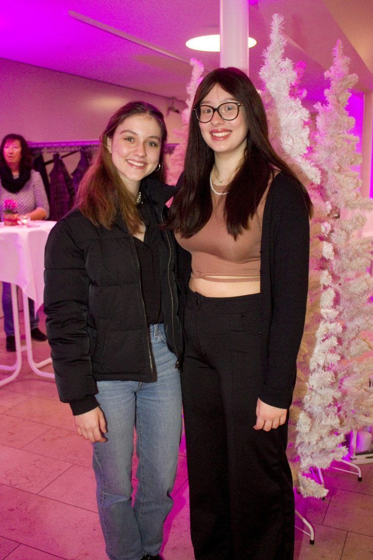 Lana Hahn und Schwester Lea hatten sichtlich ihren Spaß