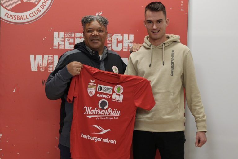 Eric Orie (links) mit der Neuerwerbung Marco Wieser.