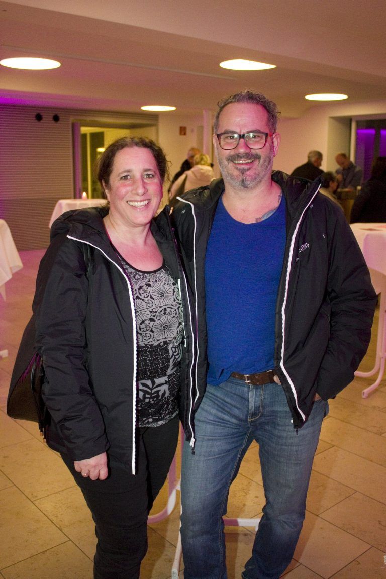 Monika Egle kam mit Emanuel Melbinger zur Feier.