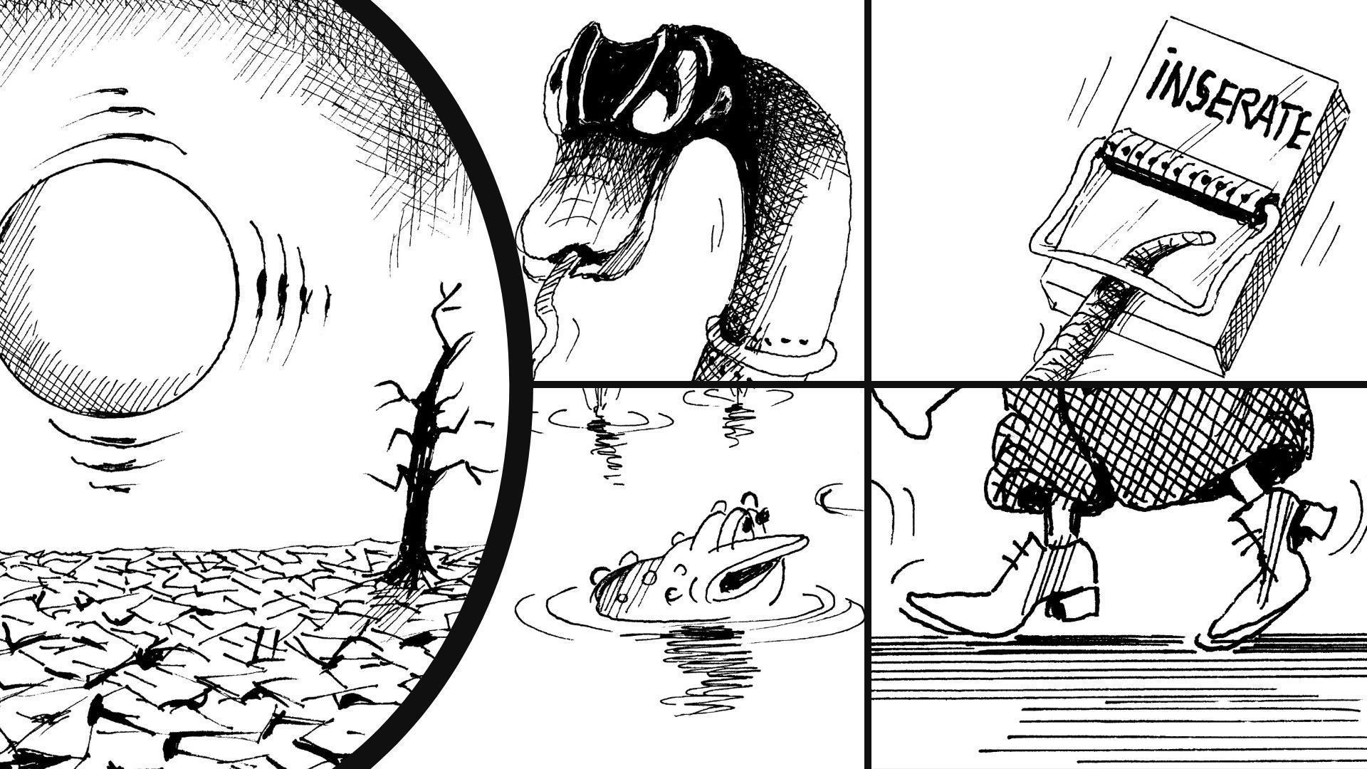 Das war's dann - ein Jahr in Karikaturen