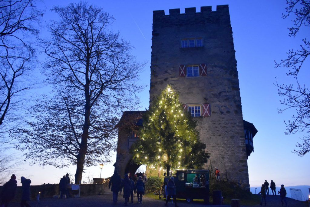 Weihnachtliche Stimmung auf Schloss Wolfurt