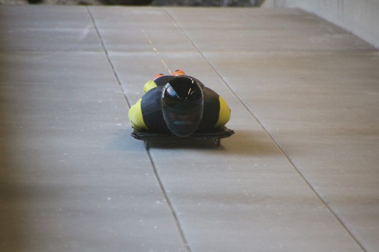 Adrenalin pur: Skeleton-Europacup im Eiskanal Bludenz.Dorner Joe