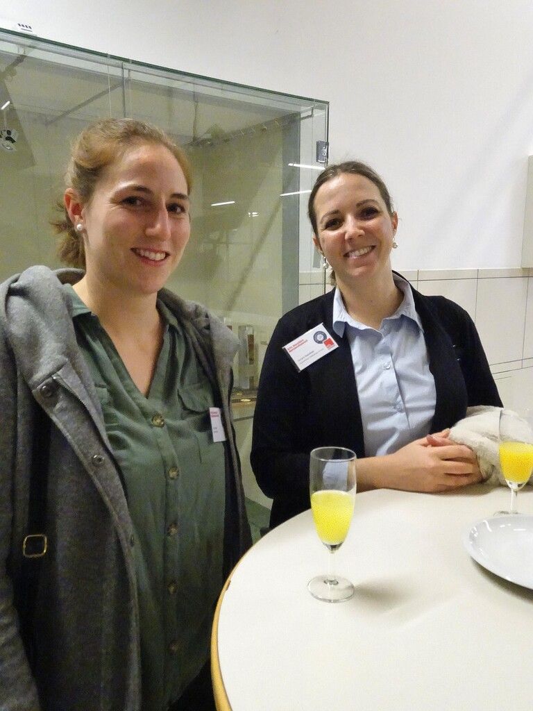 Anita Fink (Alpla) und Daniela Feurstein (Doppelmayr) waren begeistert.