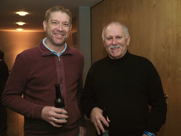 Astor-Fans: Thomas Bauer und Manfred Feuerstein.
