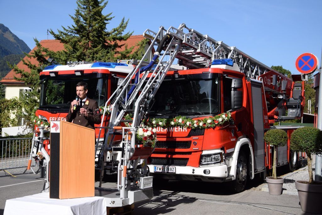 Zwei neue Feuerwehrautos für die Feuerwehr Bludenz