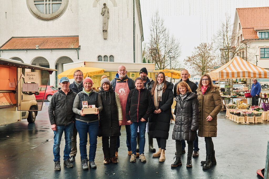 Eine Aufmerksamkeit für die Marktfahrer