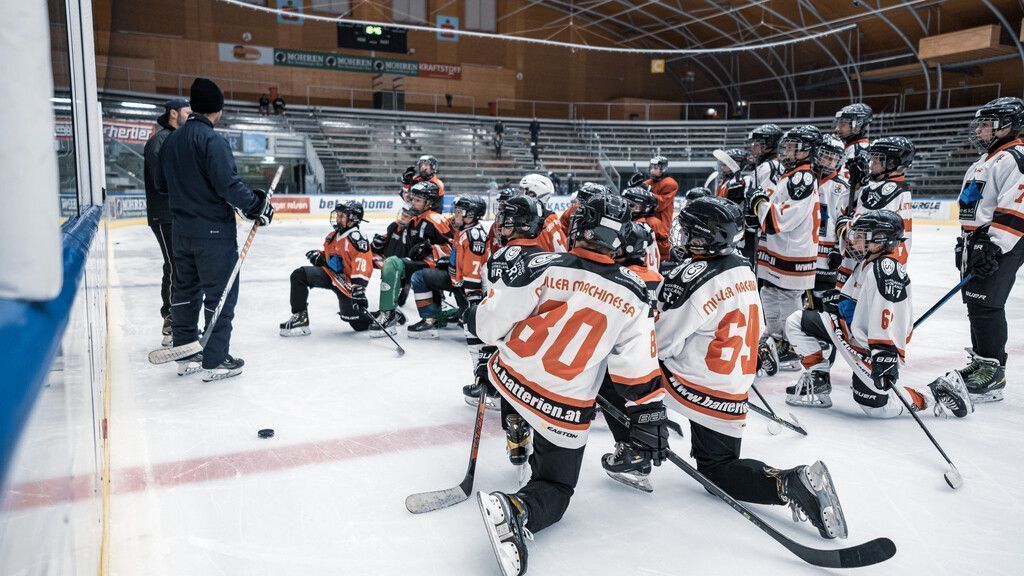 Sichtungstraining für Eishockeytalente