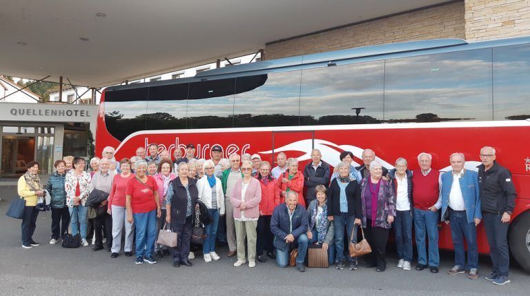 Die Reisefreunde vom Seniorenbund genossen die Wellness-Reise in die schöne Steiermark.Seniorenbund